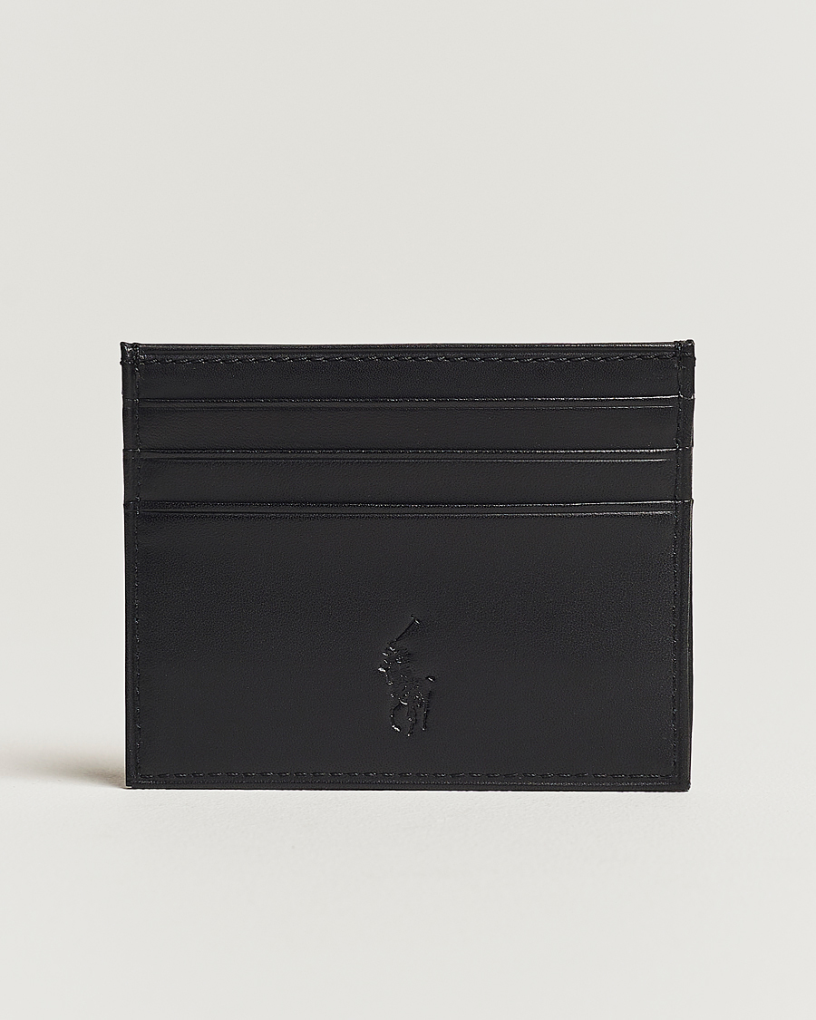 Herr |  | Polo Ralph Lauren | Smooth Leather Credit Card Case Black