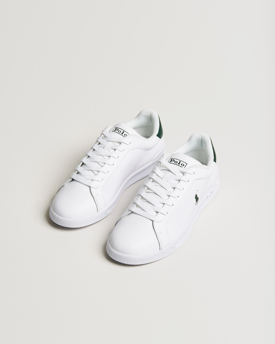 Herr | Skor | Polo Ralph Lauren | Heritage Court II Sneaker White/College Green