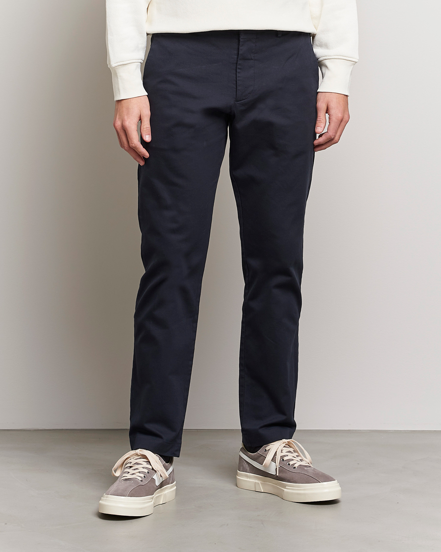 Herr | Chinos | NN07 | Theo Regular Fit Stretch Chinos Navy Blue