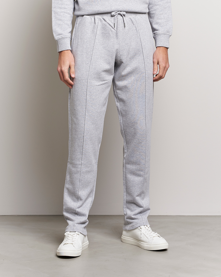 Herr | Byxor | Stenströms | Cotton Jersey Pants Grey