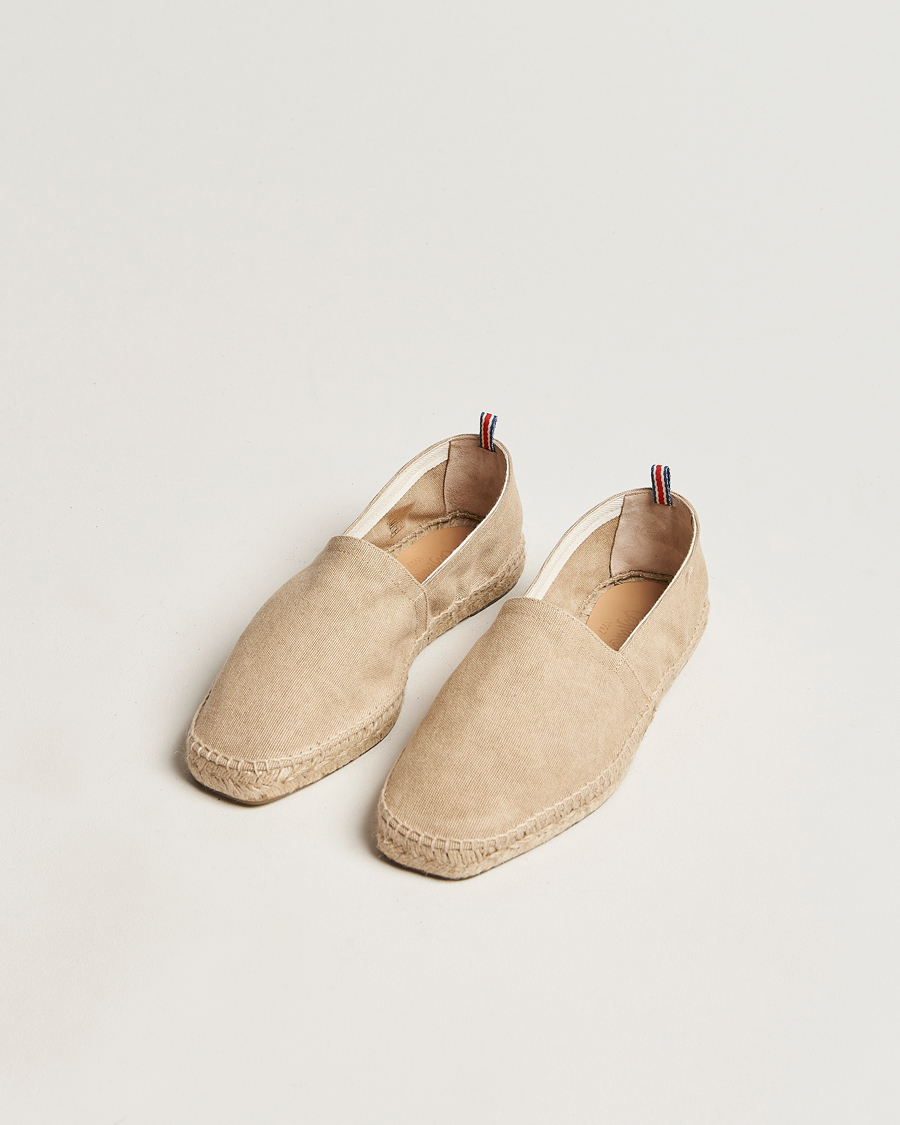 Herr | Skor | Castañer | Pablo Washed Canvas Espadrilles Sand