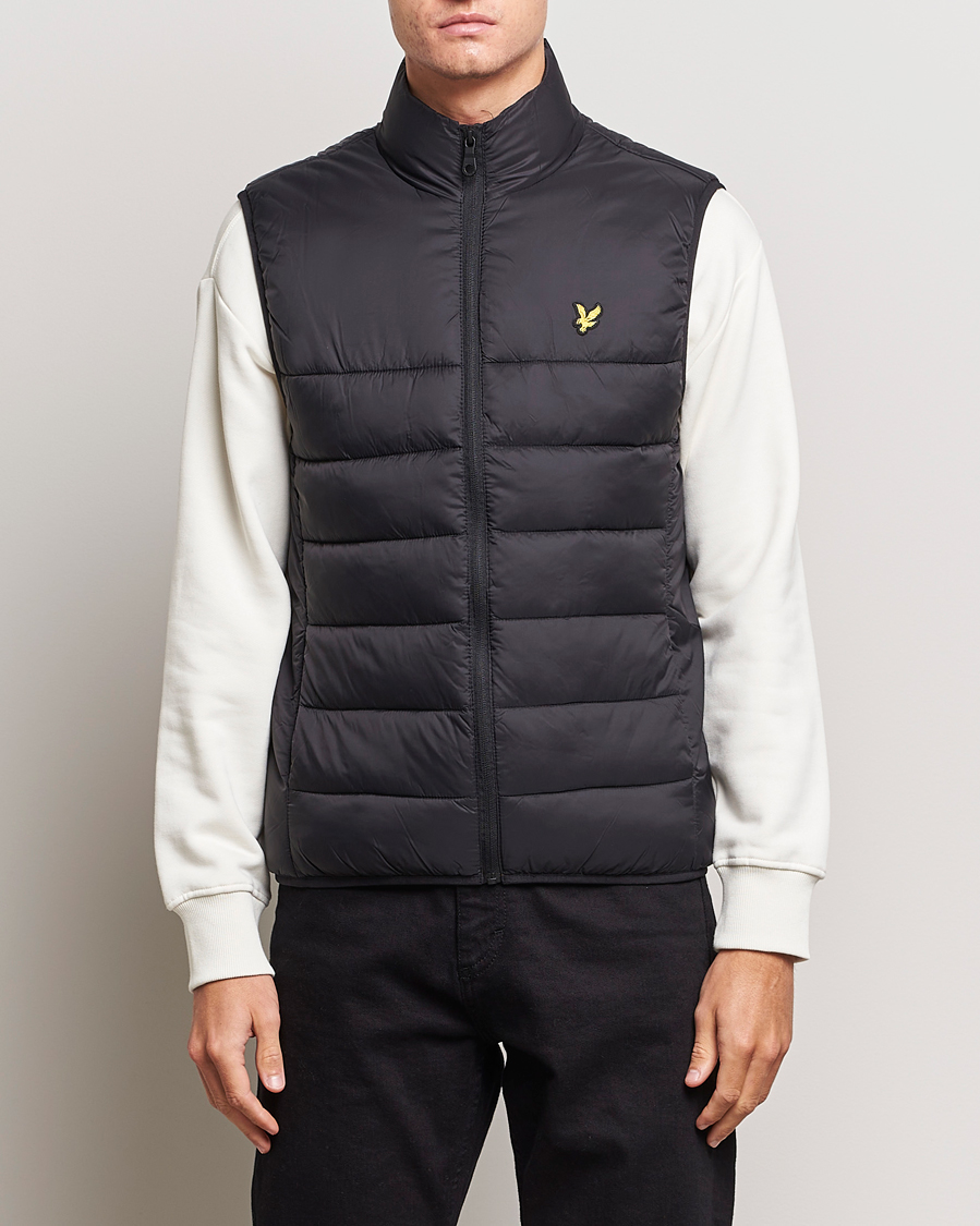 Herr |  | Lyle & Scott | Wadded Gilet Jet Black