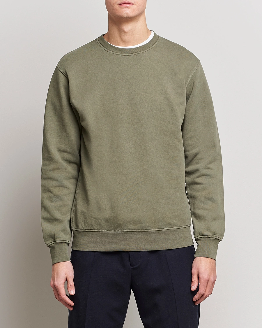 Herr |  | Colorful Standard | Classic Organic Crew Neck Sweat Dusty Olive