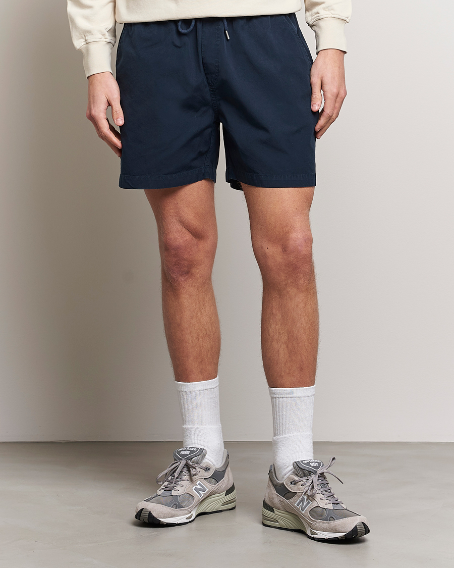 Herr |  | Colorful Standard | Classic Organic Twill Drawstring Shorts Navy Blue