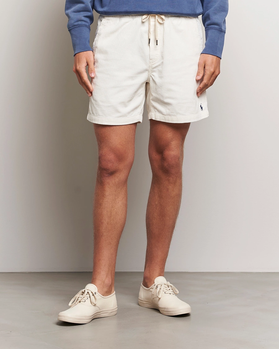 Herr | Drawstringshorts | Polo Ralph Lauren | Prepster Corduroy Drawstring Shorts Warm White