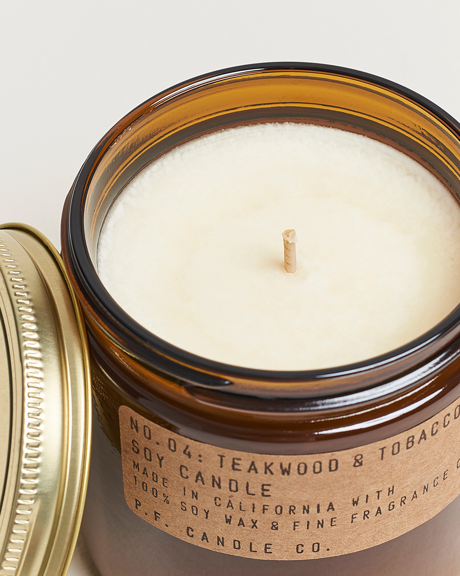 Herr |  |  | P.F. Candle Co. Soy Candle No. 4 Teakwood & Tobacco 354g
