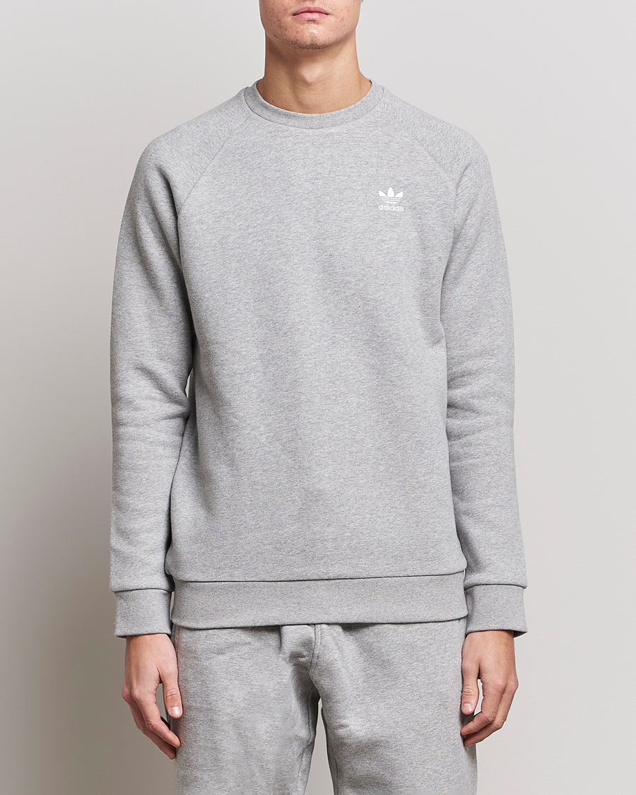 Herr | Kläder | adidas Originals | Essential Trefoil Sweatshirt Grey