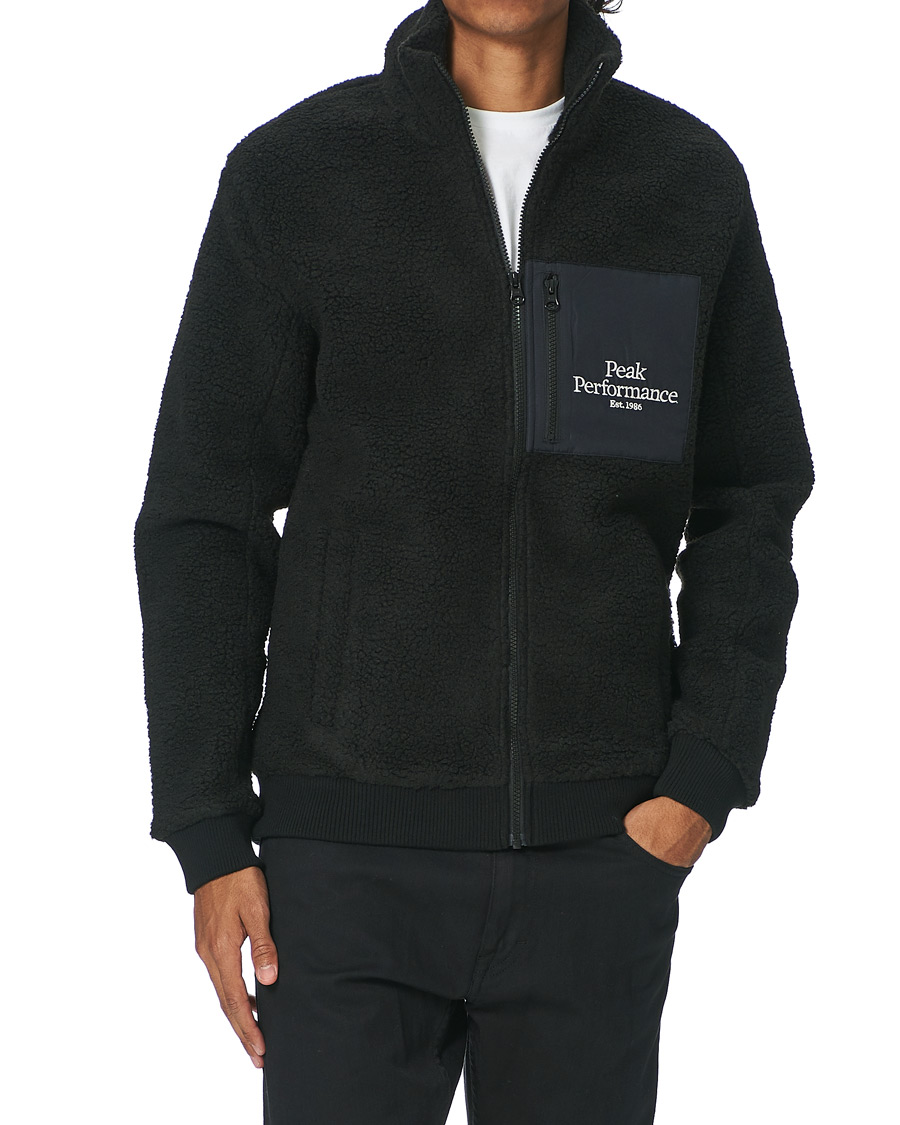 peak performance pile zip jacket