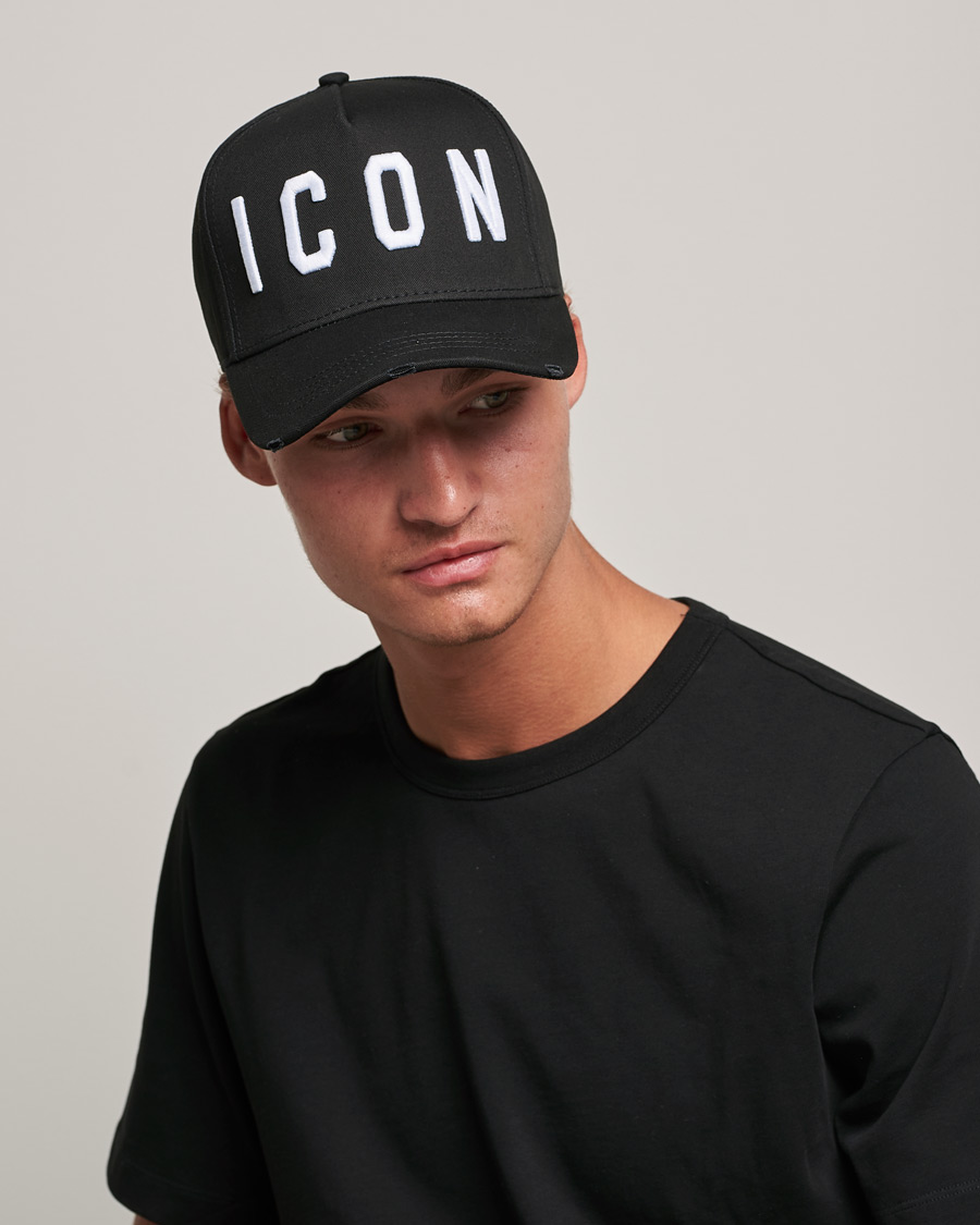 Herr | Hattar & kepsar | Dsquared2 | Icon Baseball Cap Black/White