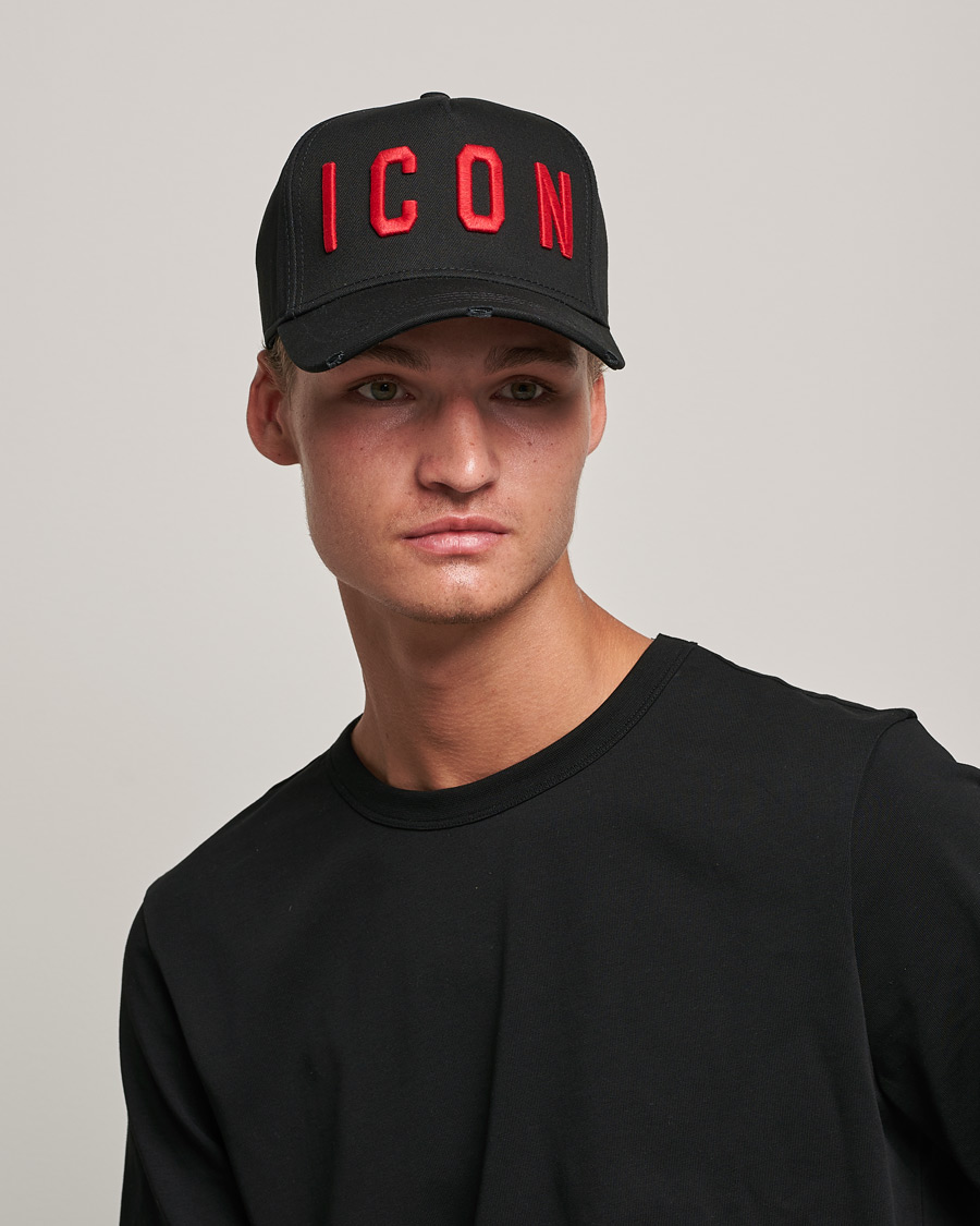 Herr |  | Dsquared2 | Icon Baseball Cap Black/Red