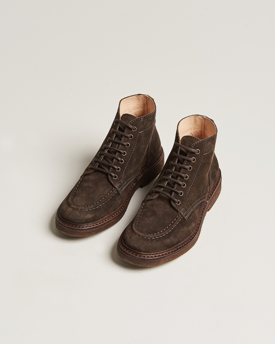 Herr | Snörkängor | Astorflex | Nuvoflex Lace Up Boot Dark Brown Suede