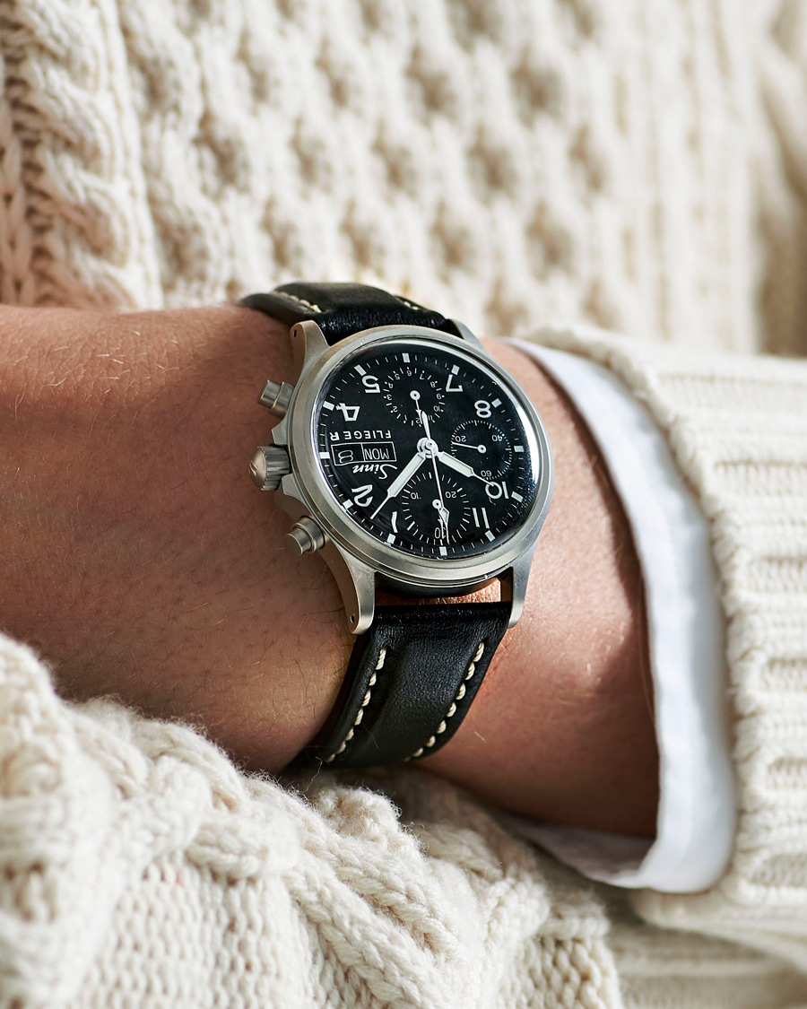 Herr | Klockor | Sinn | 356 Pilot Watch 38,5mm Black