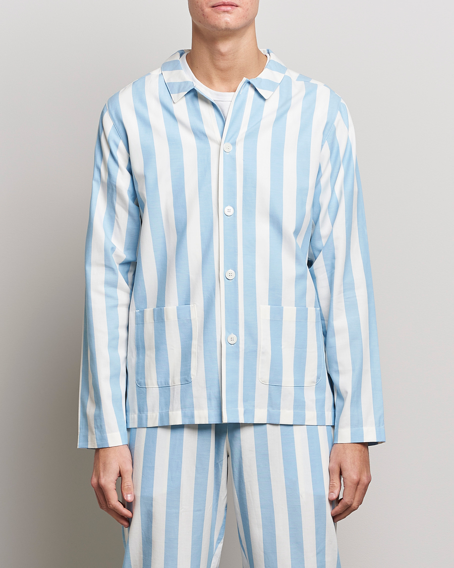 Herr | Pyjamas | Nufferton | Uno Striped Pyjama Set Blue/White
