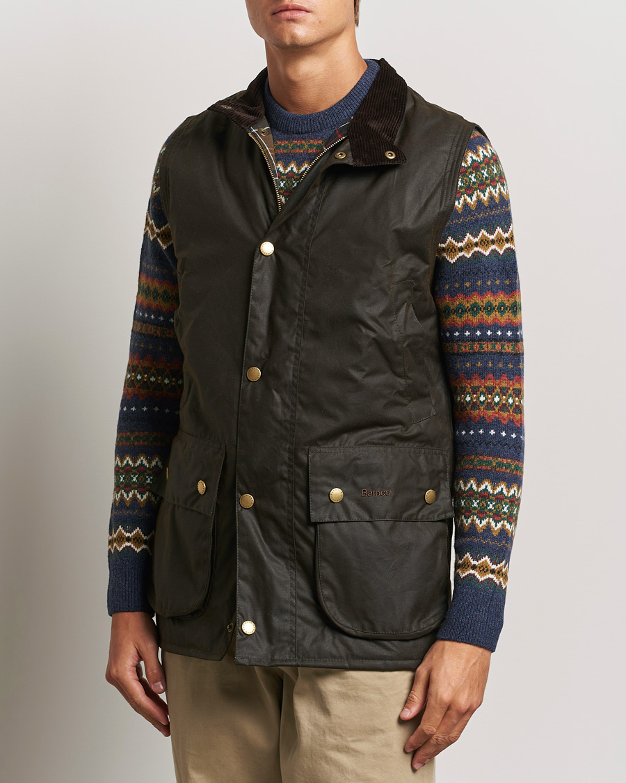 Herr |  | Barbour Lifestyle | Westmorlan Wax Gilet Olive