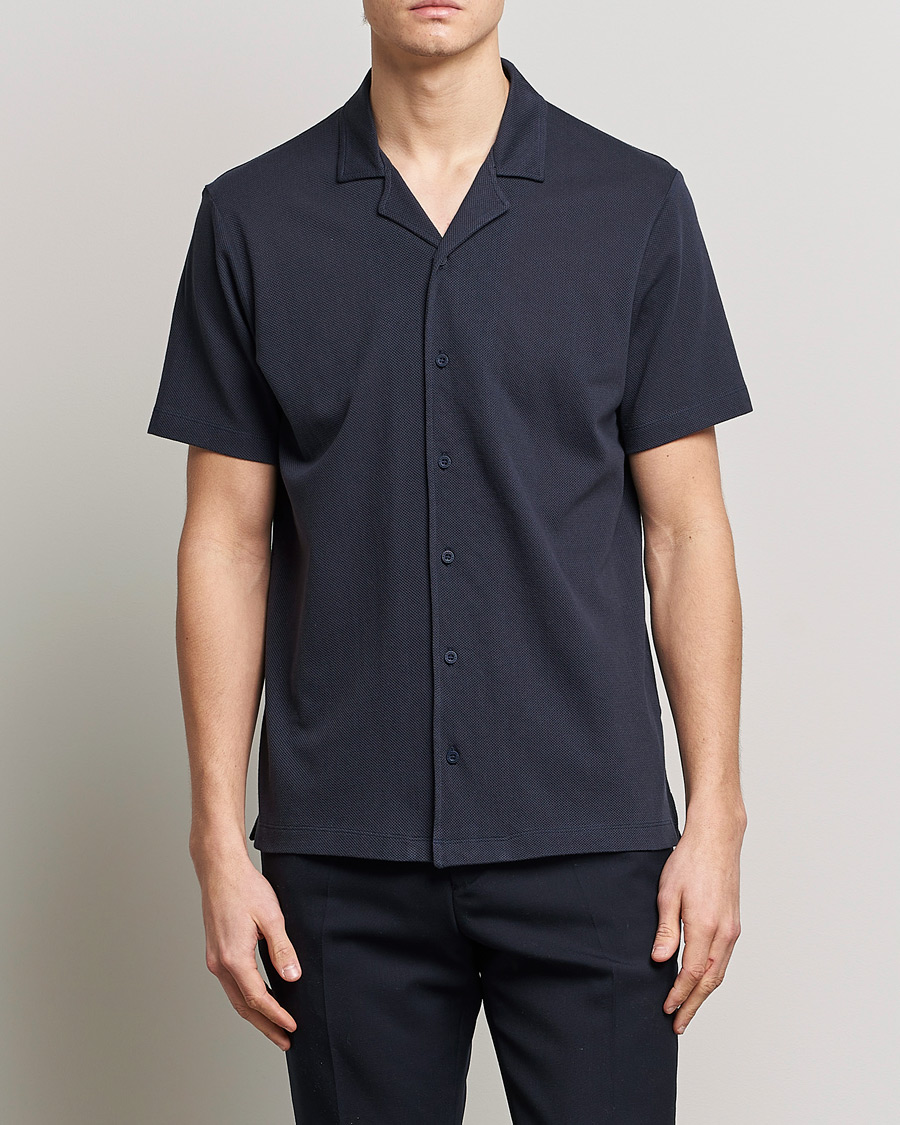 Herr |  | Sunspel | Riviera Resort Shirt Navy