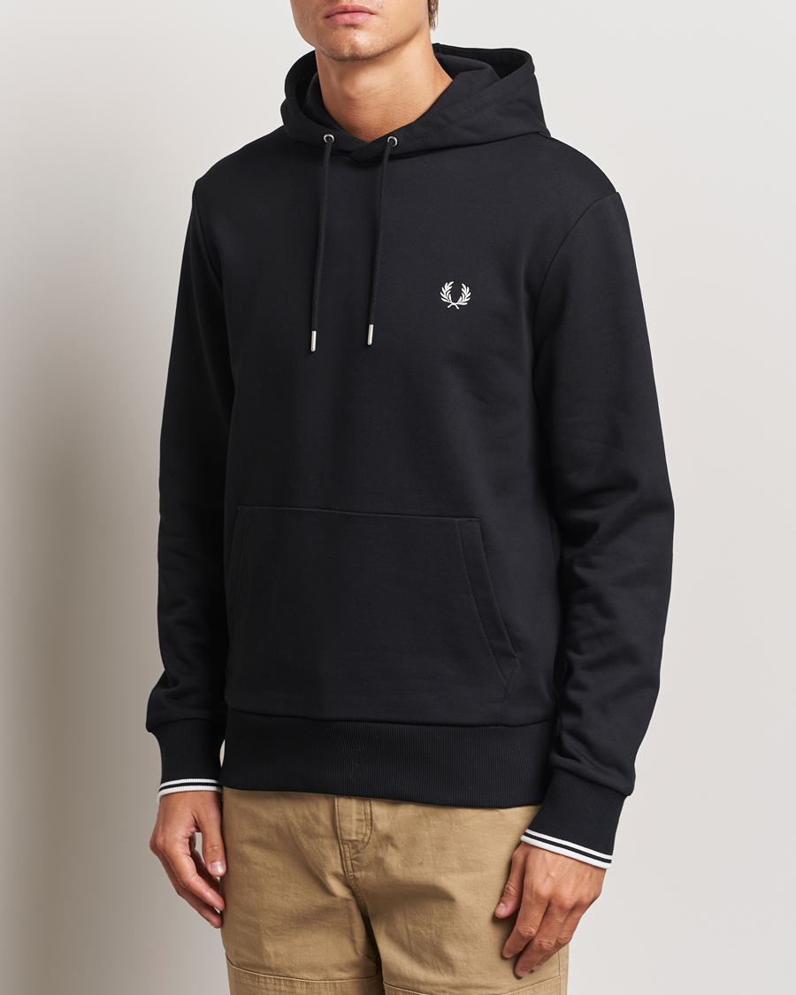 Herr |  | Fred Perry | Tipped Hoodie Black