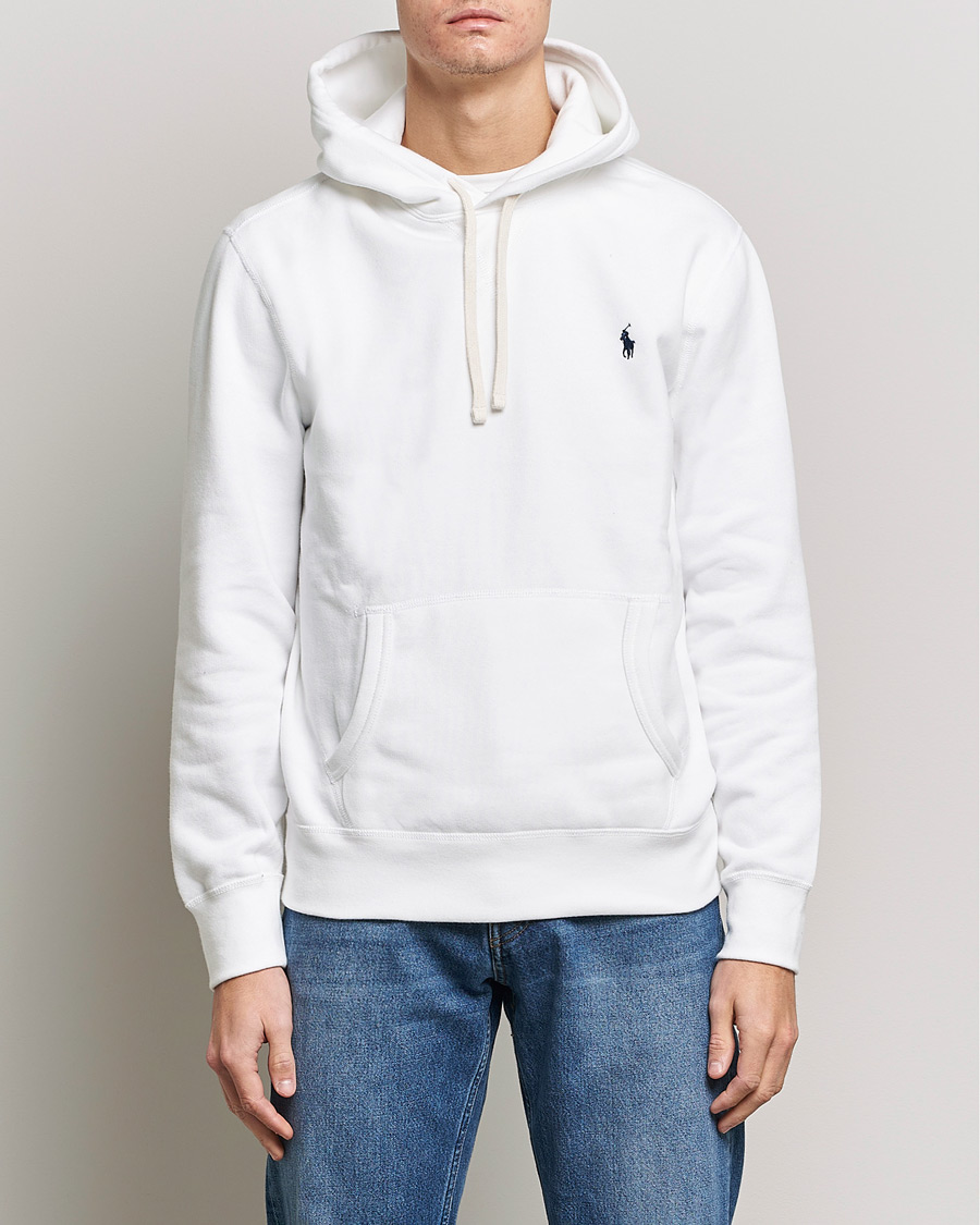 Herr | 40% rea | Polo Ralph Lauren | RL Fleece Hoodie White