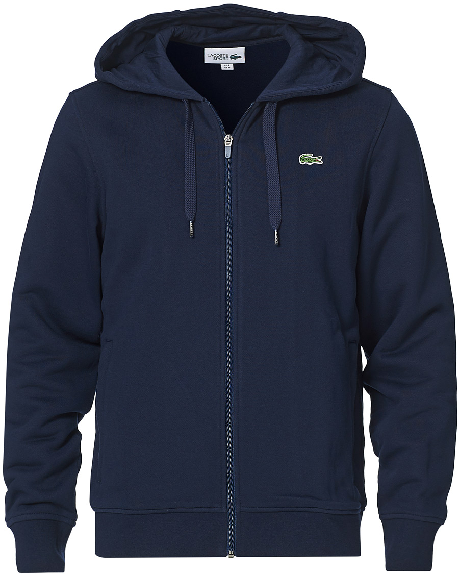 Lacoste Full Zip Hood Navy hos