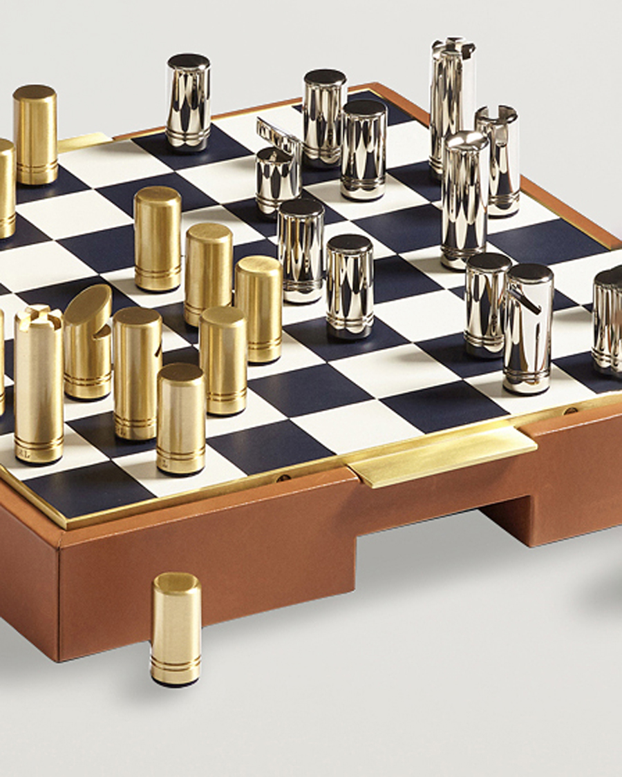 Herr | Ralph Lauren Home | Ralph Lauren Home | Fowler Chess Set Saddle Multi