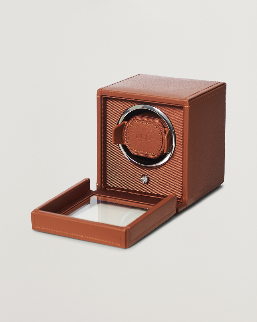 Herr |  |  | WOLF Cub Single Winder With Cover Cognac
