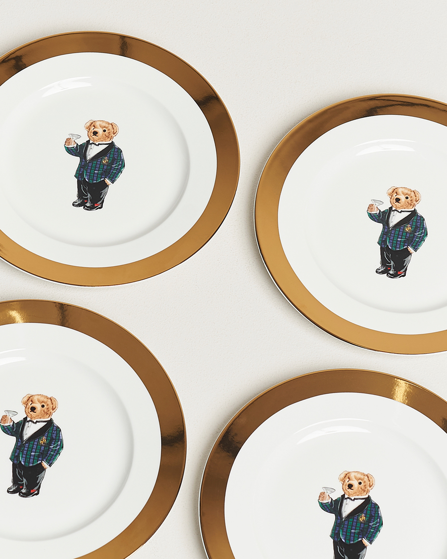 Herr | Student | Ralph Lauren Home | Thompson Polo Bear Dessert Plate Set