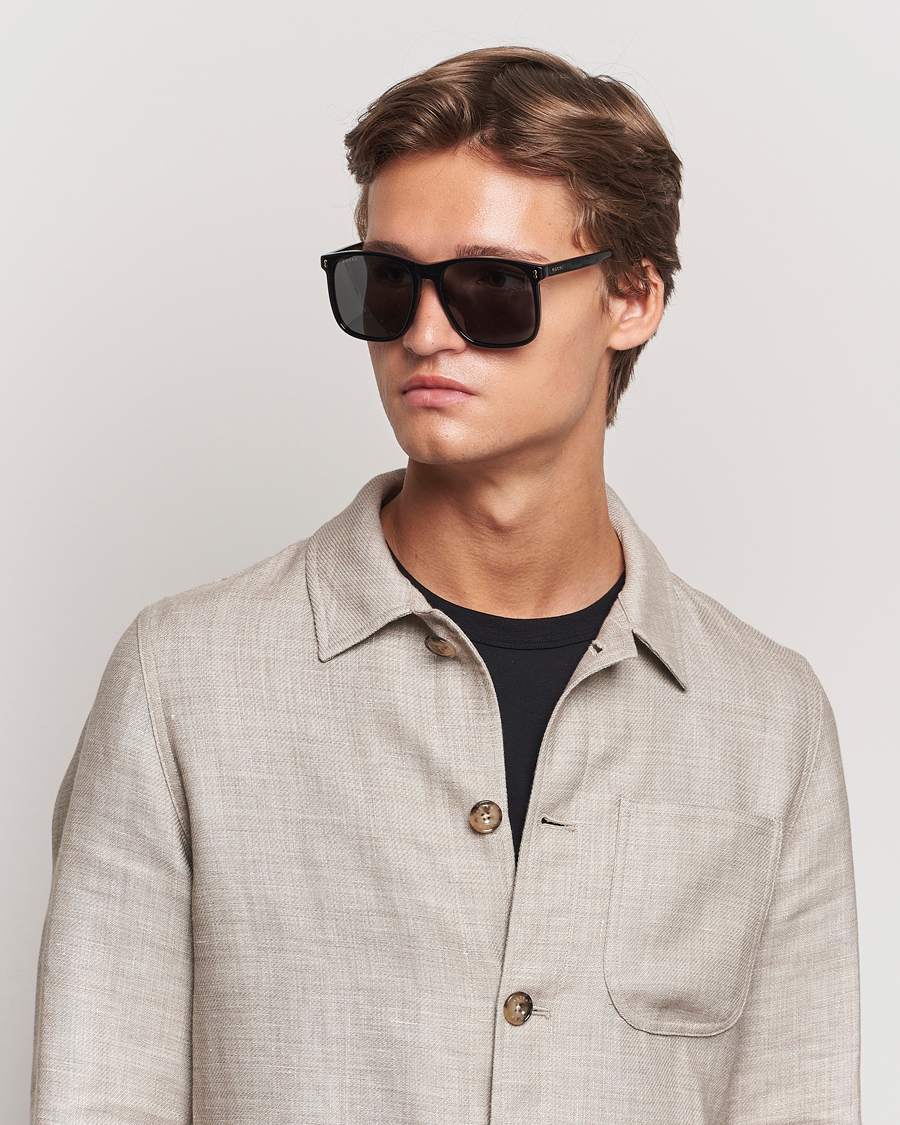 Herr | Accessoarer | Gucci | GG1041S Sunglasses Black Grey
