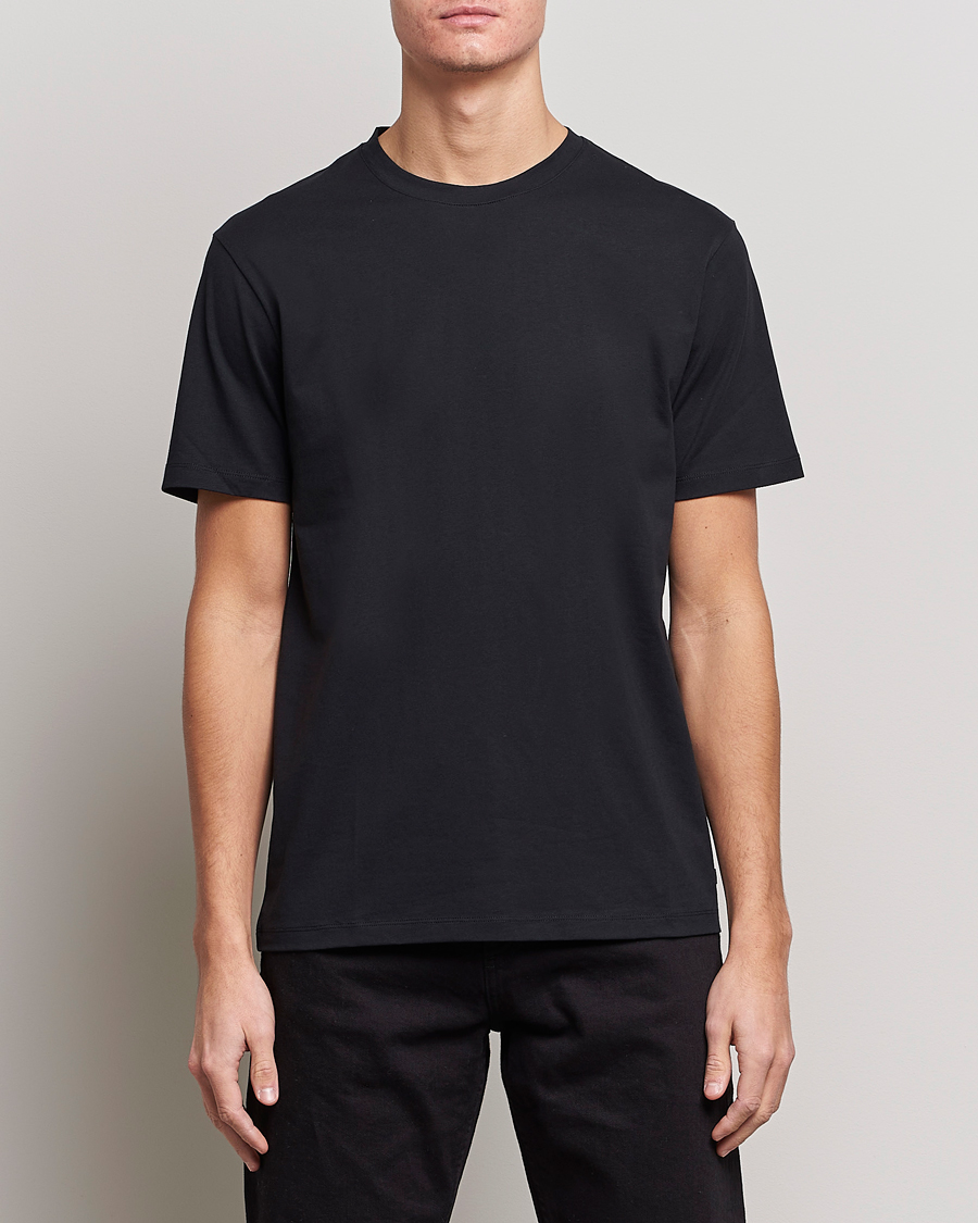 Herr | Business & Beyond | J.Lindeberg | Sid Cotton Crew Neck Tee Black