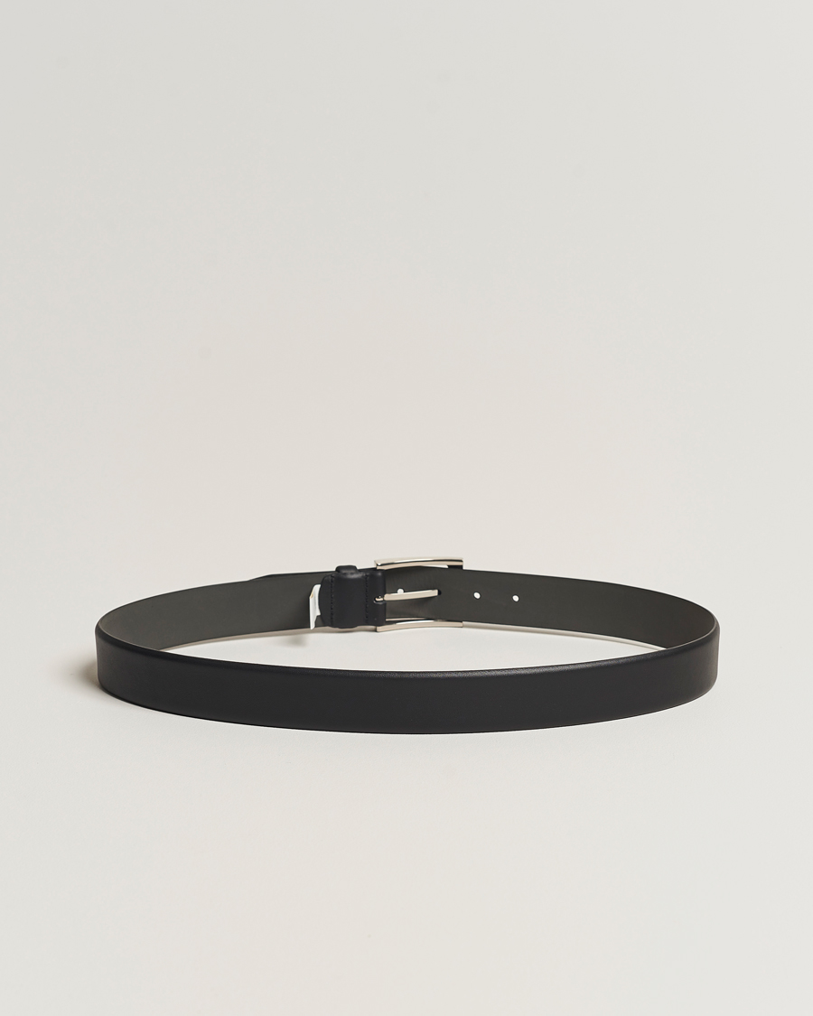 Herr | Studentkostym | BOSS BLACK | Barnabie Leather Belt 3,5 cm Black