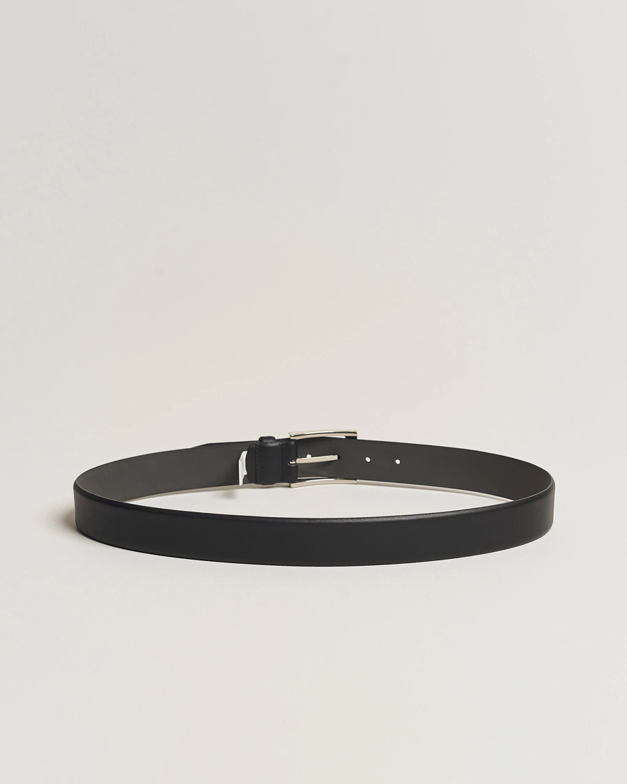 Herr | Studentkostym | BOSS BLACK | Barnabie Leather Belt 3,5 cm Black