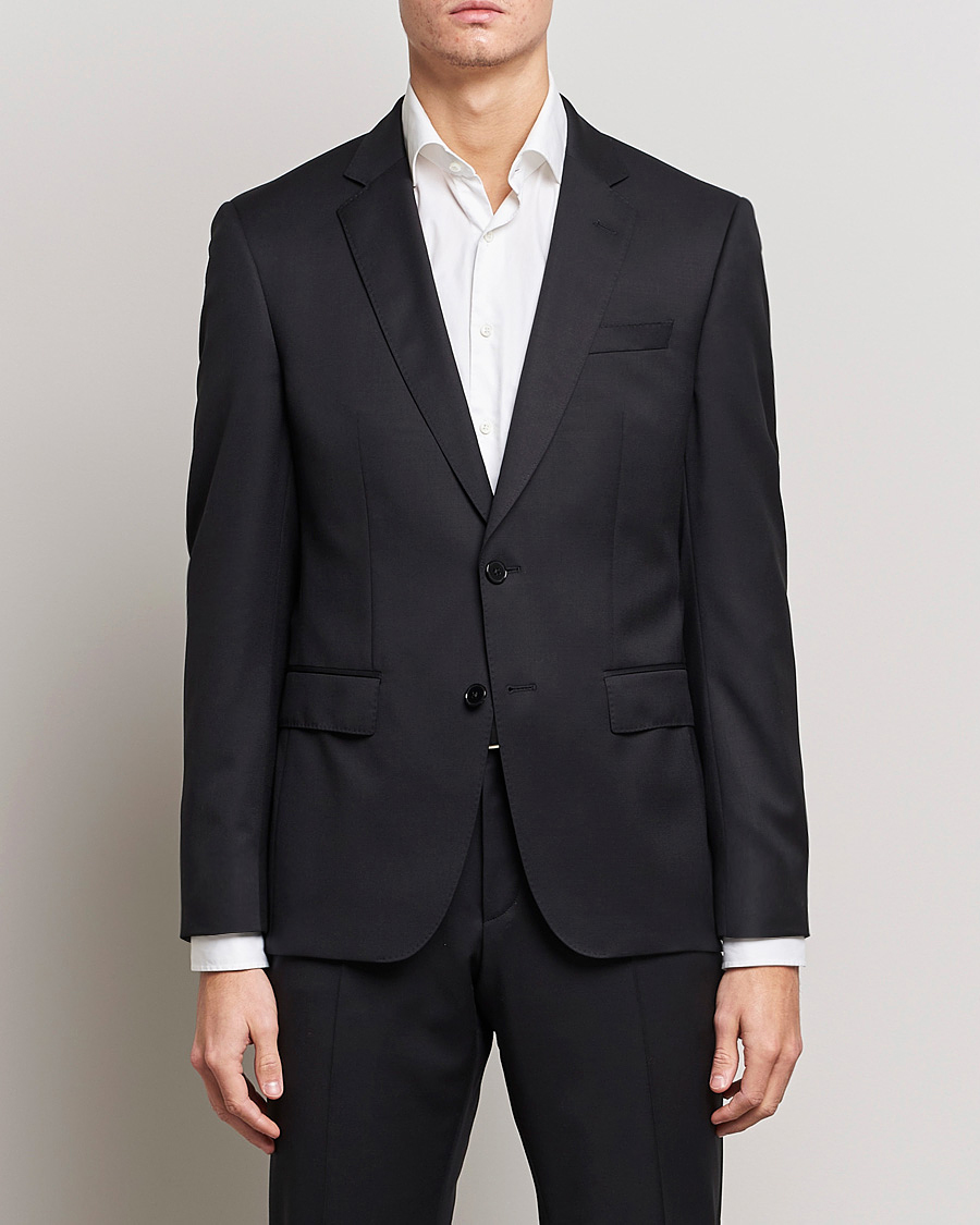 Herr |  | BOSS BLACK | Huge Slim Fit Wool Blazer Black