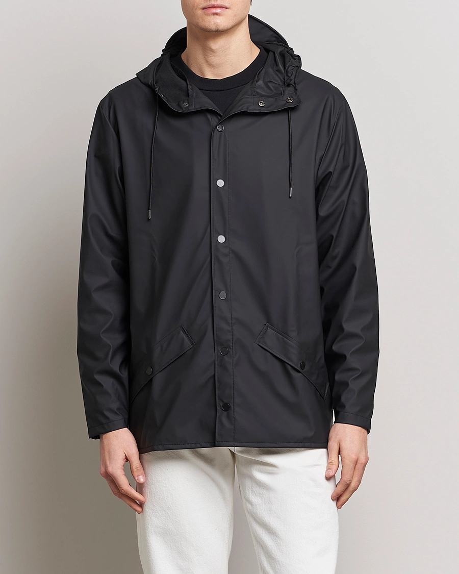 Herr | Möt Regnet Med Stil | RAINS | Jacket Black