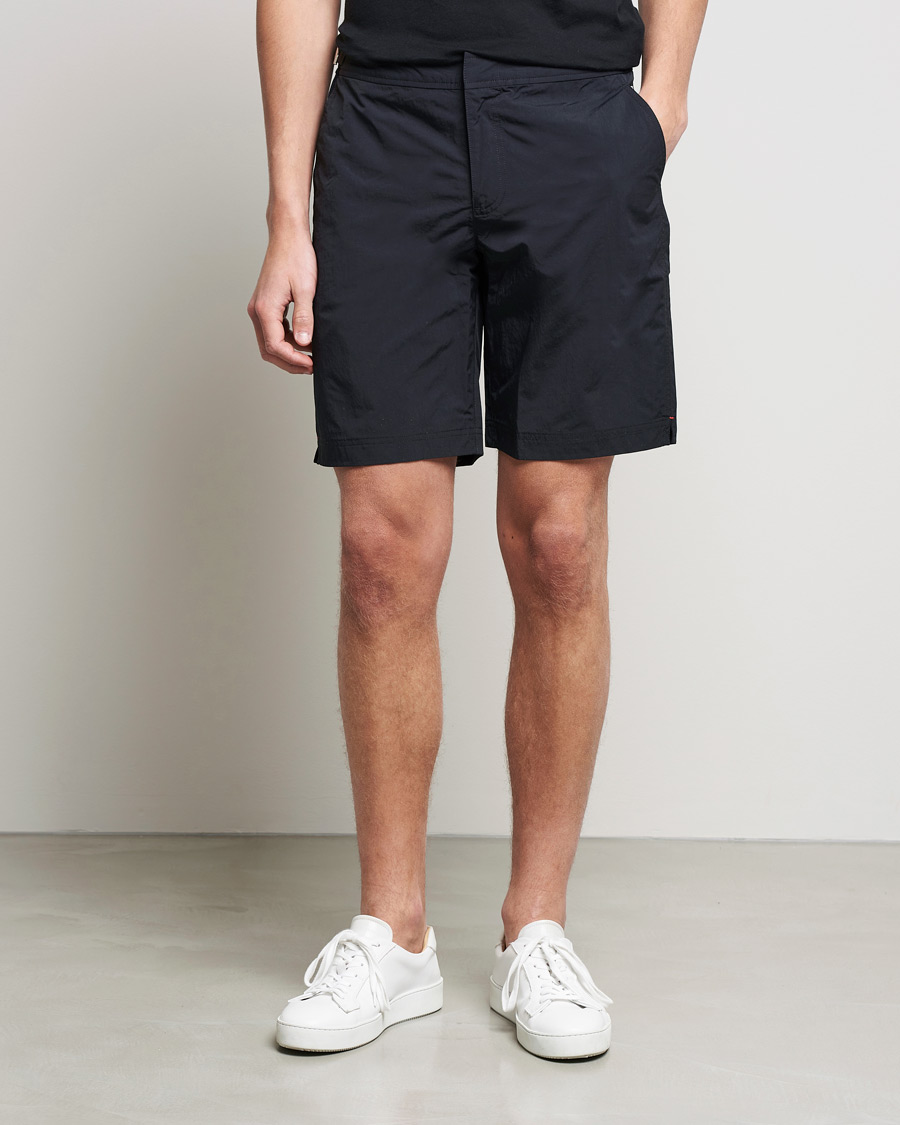 Herr | Dressade badbyxor | Orlebar Brown | Dane III Long Leg Swim Shorts Black