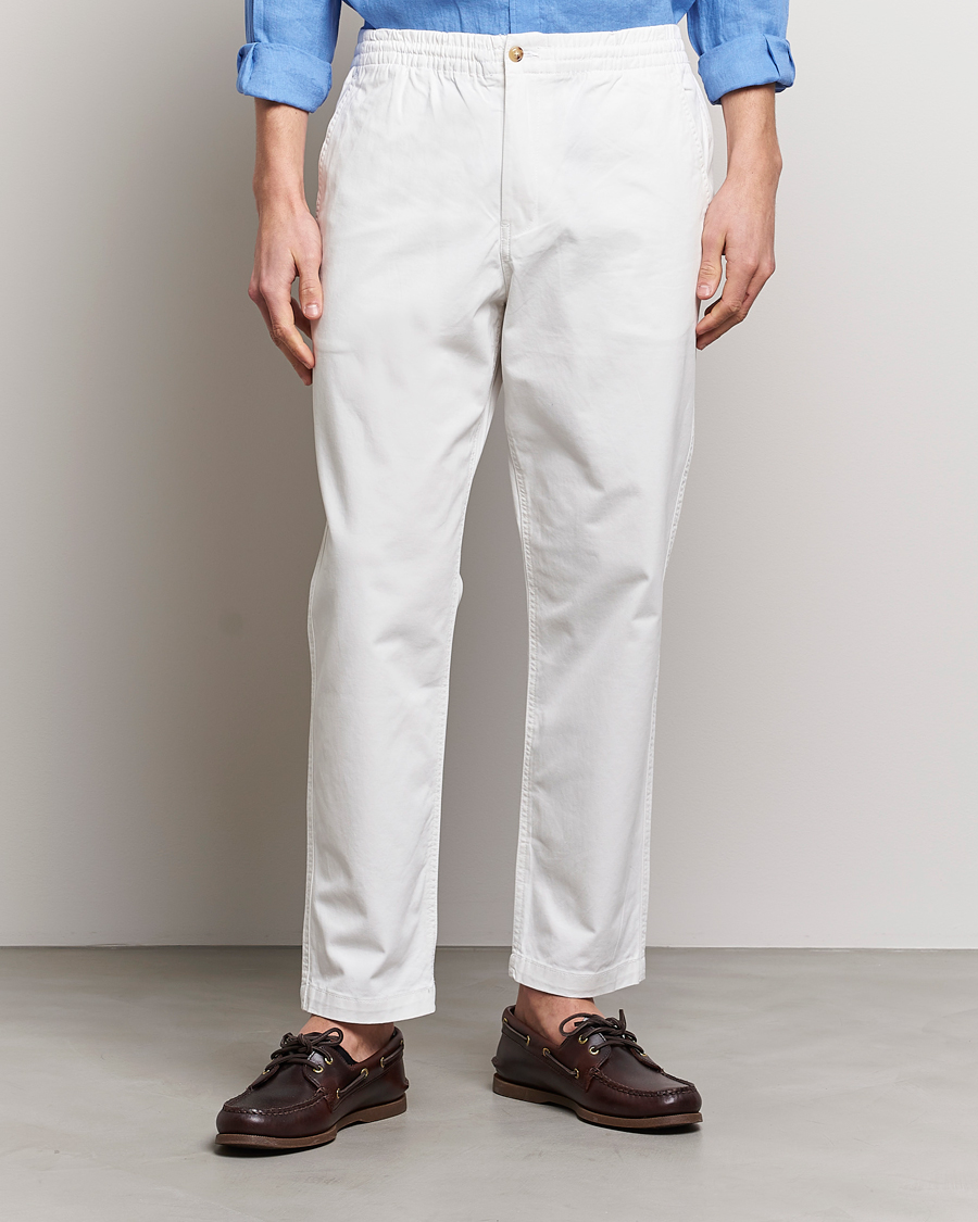 Herr | Only Polo | Polo Ralph Lauren | Prepster Stretch Drawstring Trousers Deckwash White