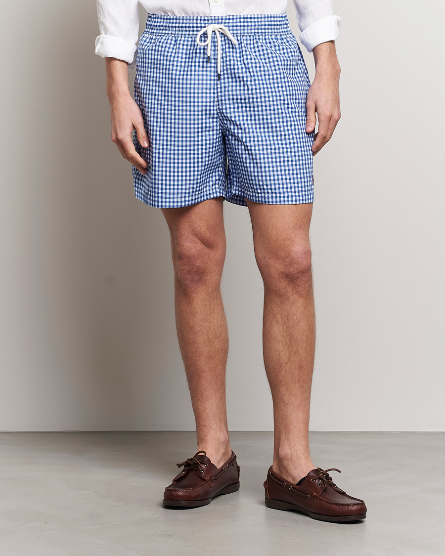 Herr |  | Polo Ralph Lauren | Traveler Gingham Swimshorts Cruise Royal