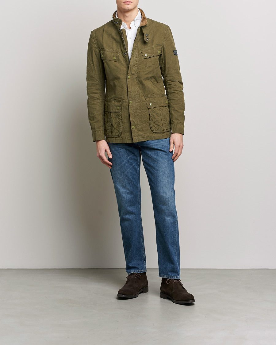 Barbour duke shop jacket green