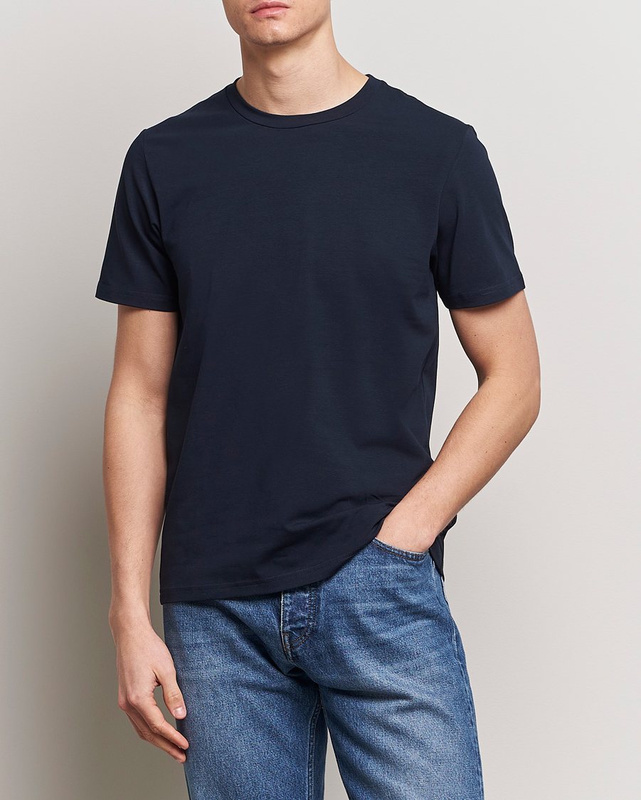 Herr | Wardrobe basics | Filippa K | Soft Lycra Tee Navy