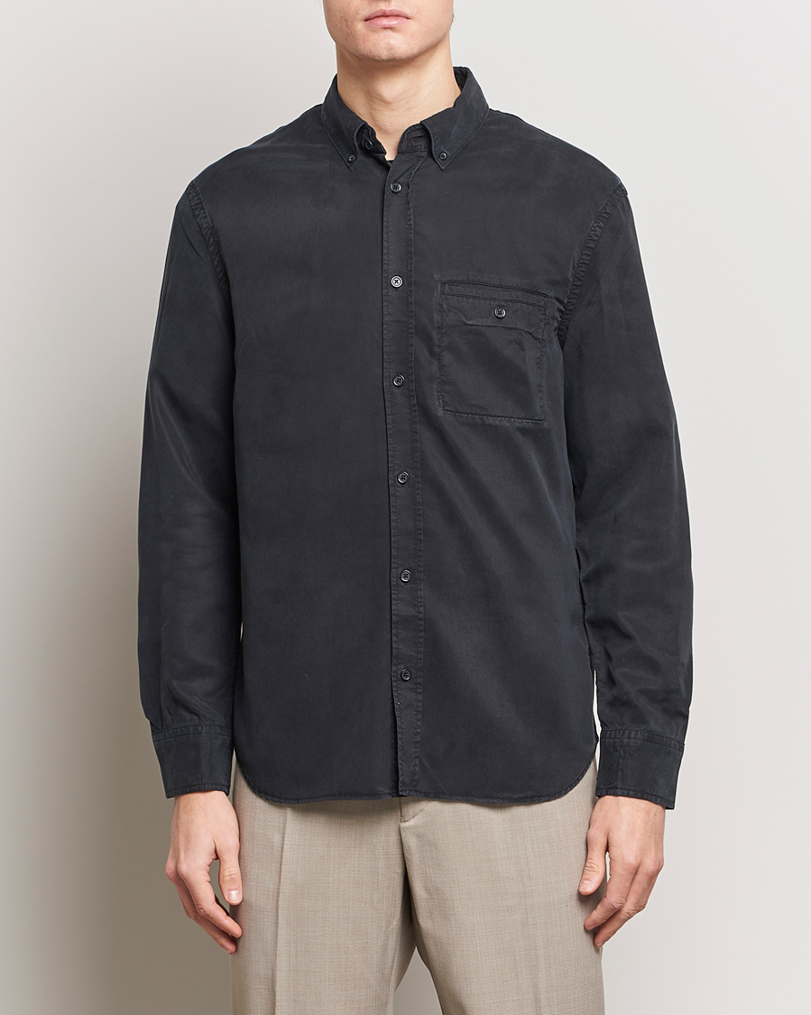 Filippa K Zachary Tencel Shirt Almost Black