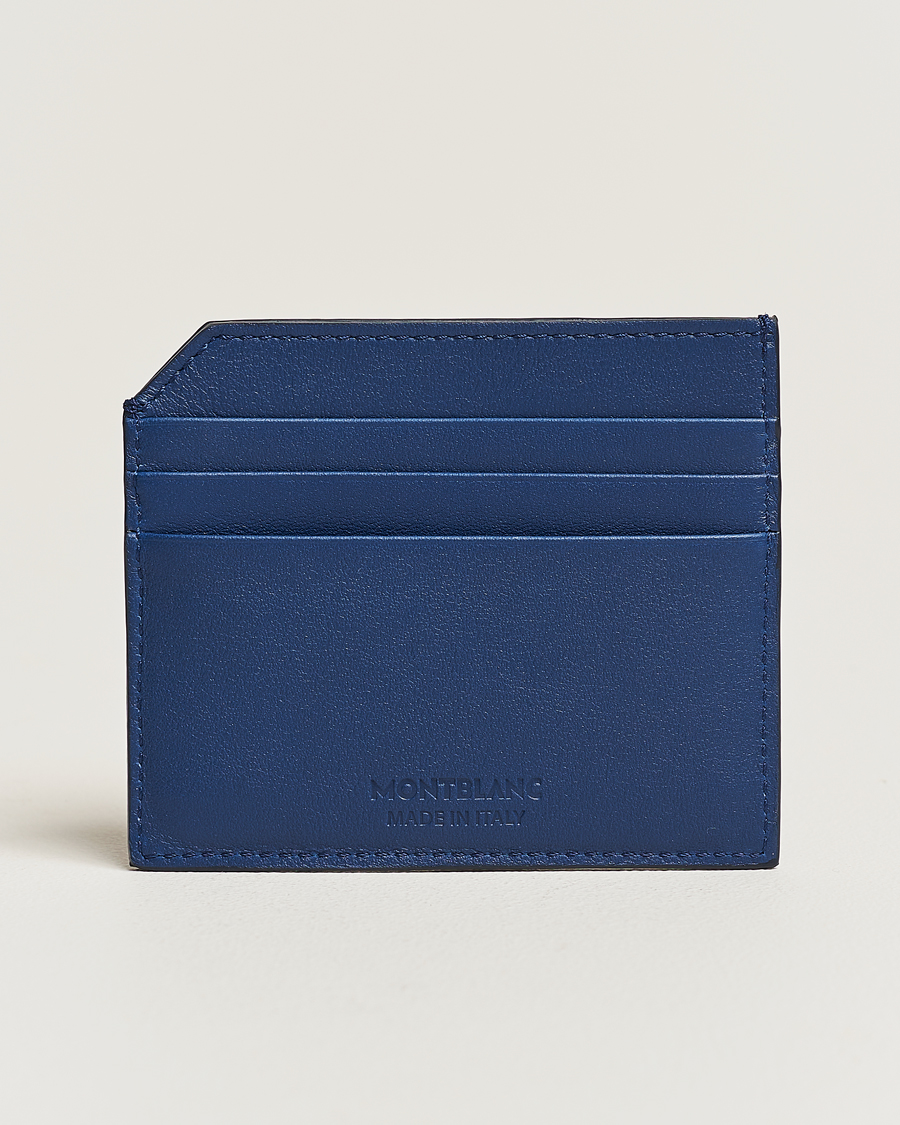 Herr | Accessoarer | Montblanc | Meisterstück Selection Soft Card Holder 6cc Cobalt Blue