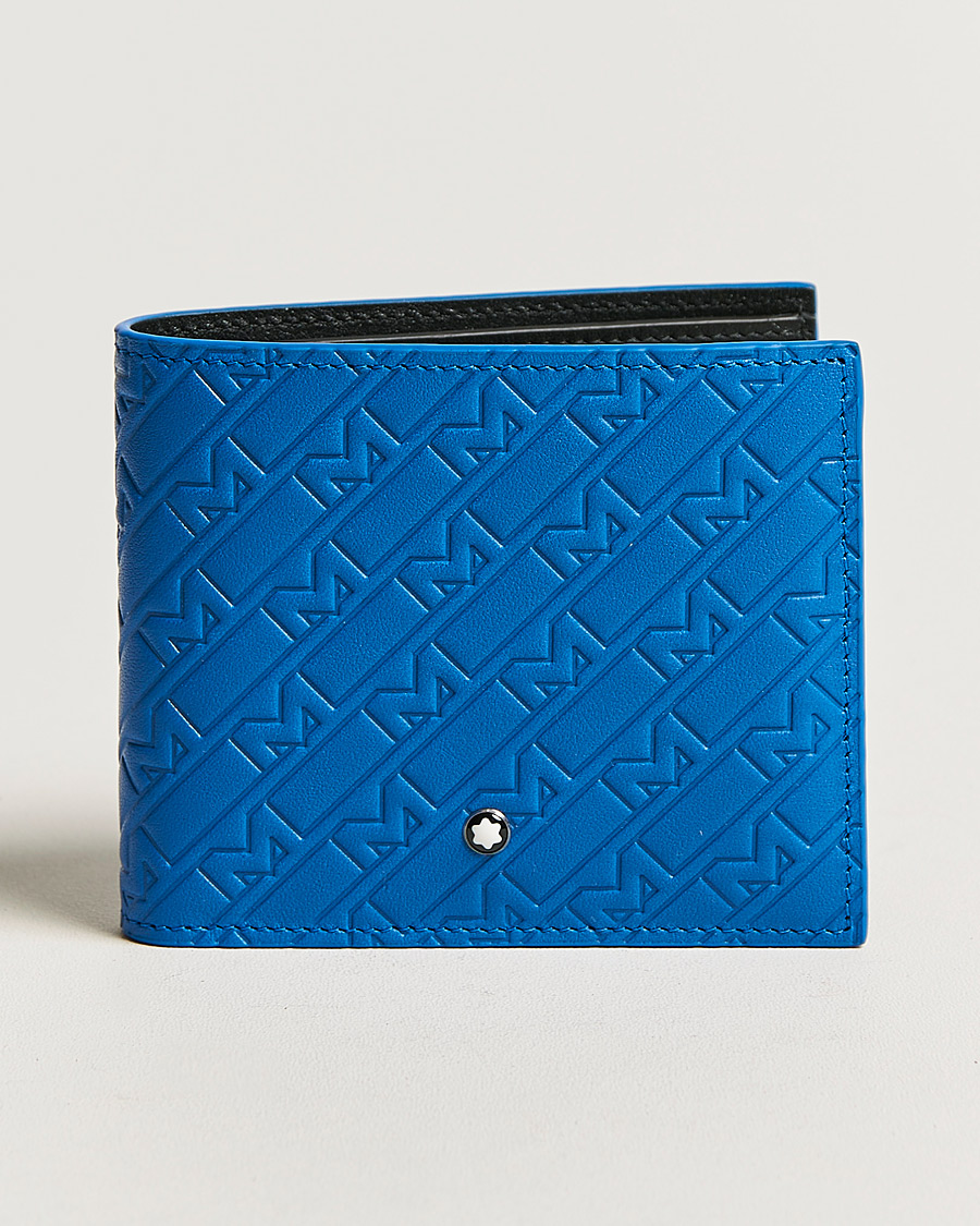 Blue leather deals wallet