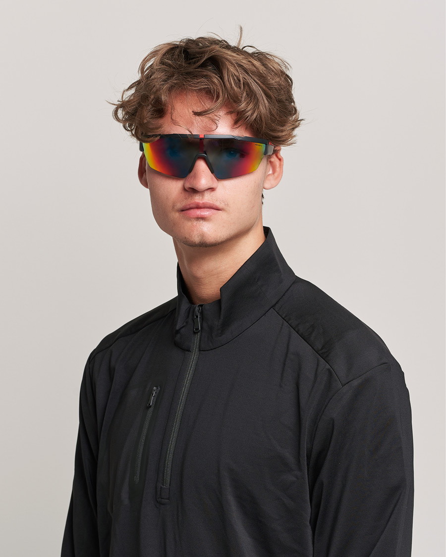 Herr | Prada | Prada Linea Rossa | 0PS 03XS Sunglasses Blue/Red Mirror Lens