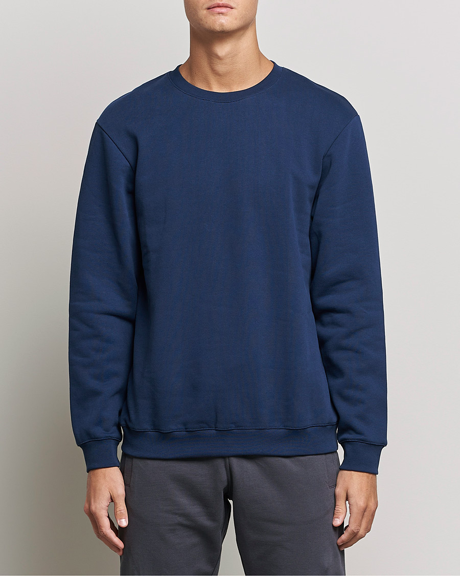 Herr |  | Bread & Boxers | Loungewear Sweatshirt Navy Blue