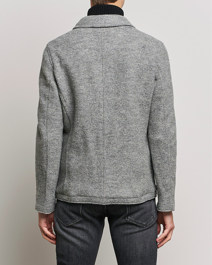 Herr | Kavajer | Tiger of Sweden | Gio Knitted Wool Blazer Light Grey