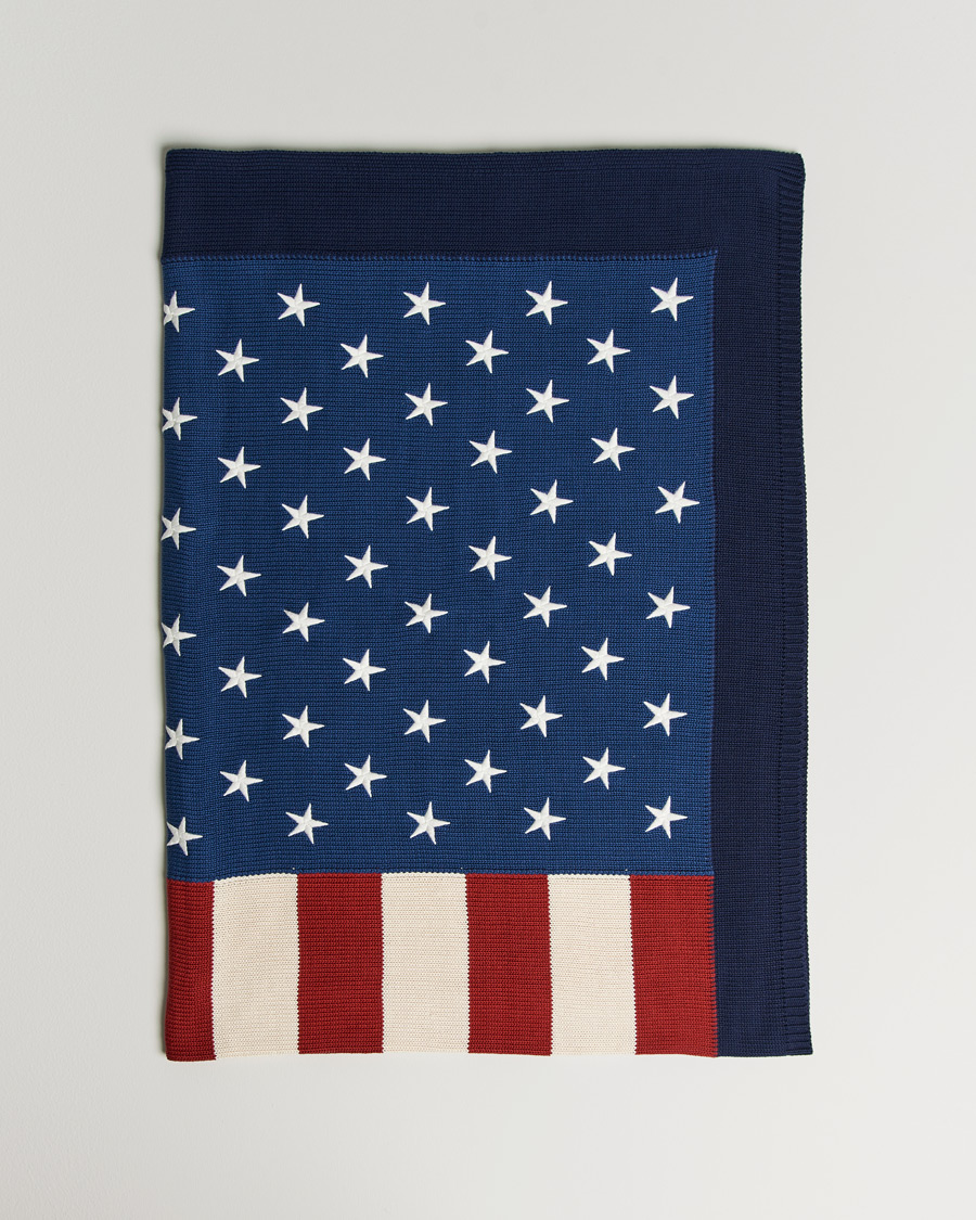 Herr |  | Ralph Lauren Home | RL Flag 54x72 Cotton Throw Navy