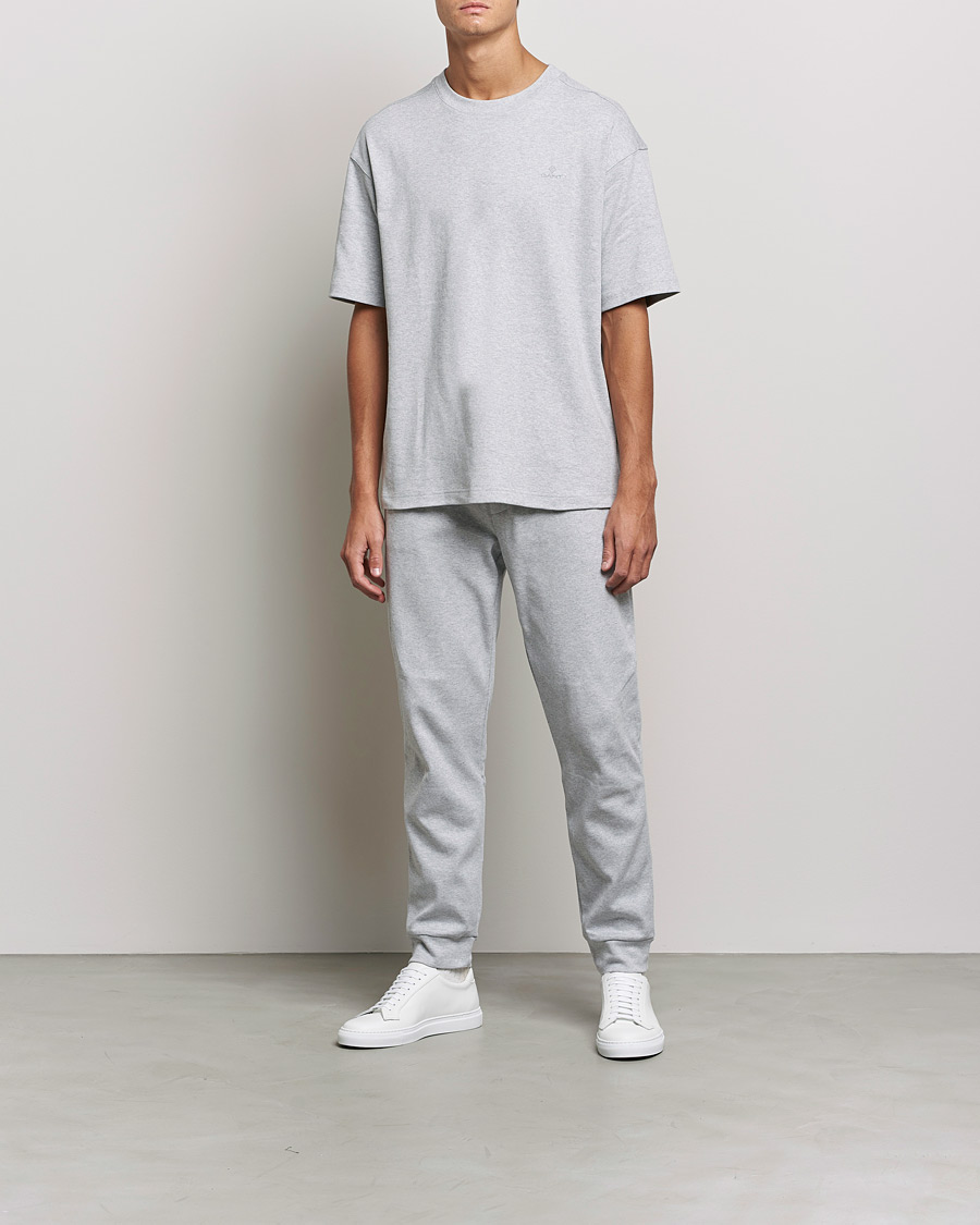 GANT Premium Loungewear Set Light Grey Melange