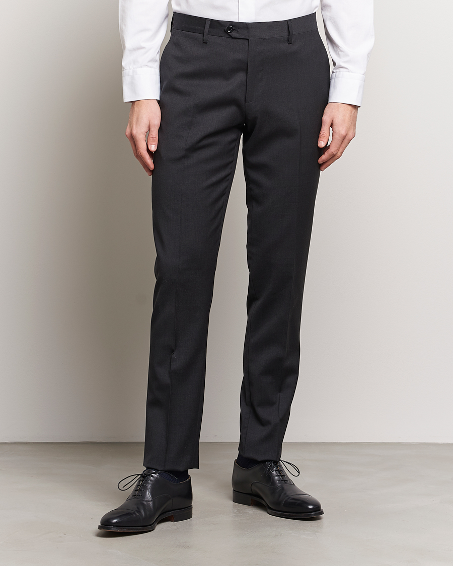 Herr | Studentkostym | Lardini | Wool Trousers Grey