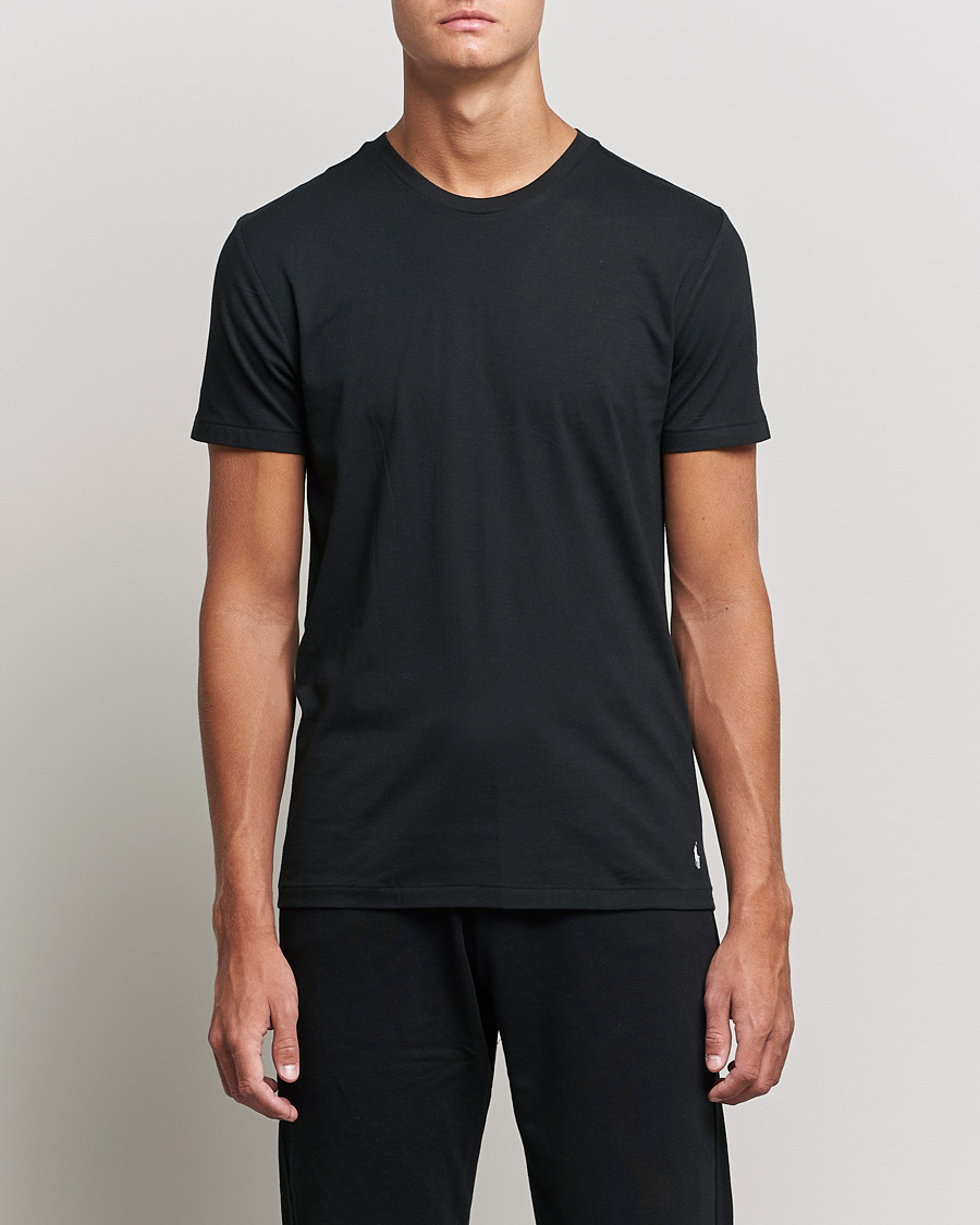 Herr | Kläder | Polo Ralph Lauren | 3-Pack Crew Neck T-Shirt Black