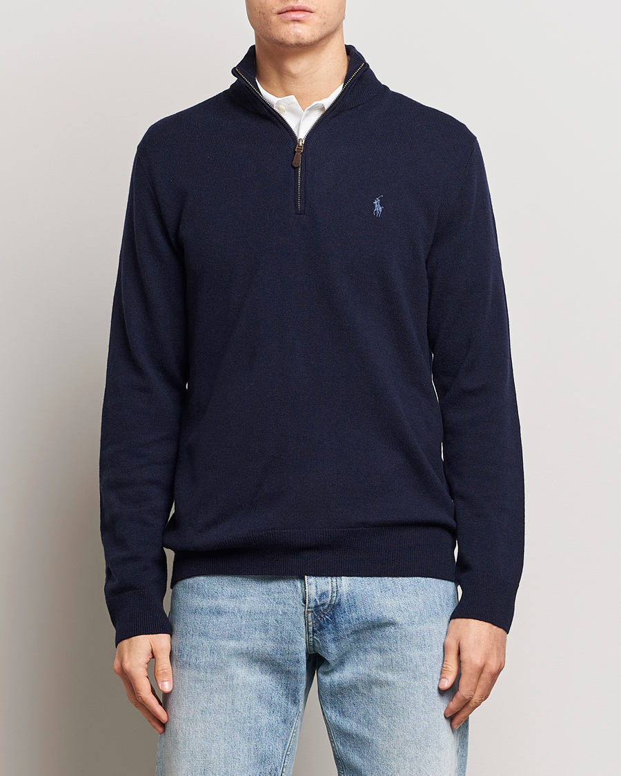 Herr |  | Polo Ralph Lauren | Merino Half-Zip Sweater Hunter Navy