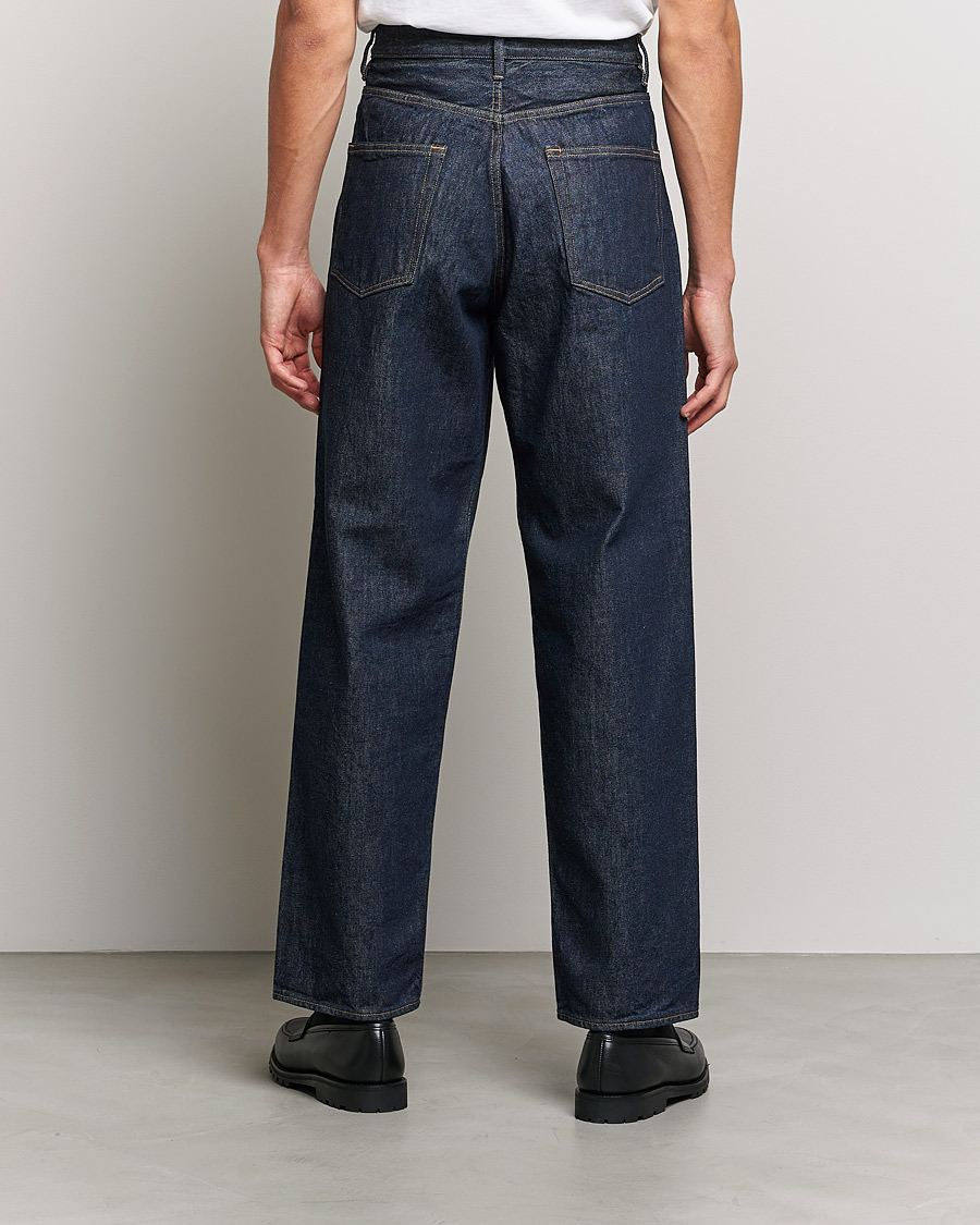 Auralee Wide Denim Pants Dark Indigo | Herr - Care of Carl