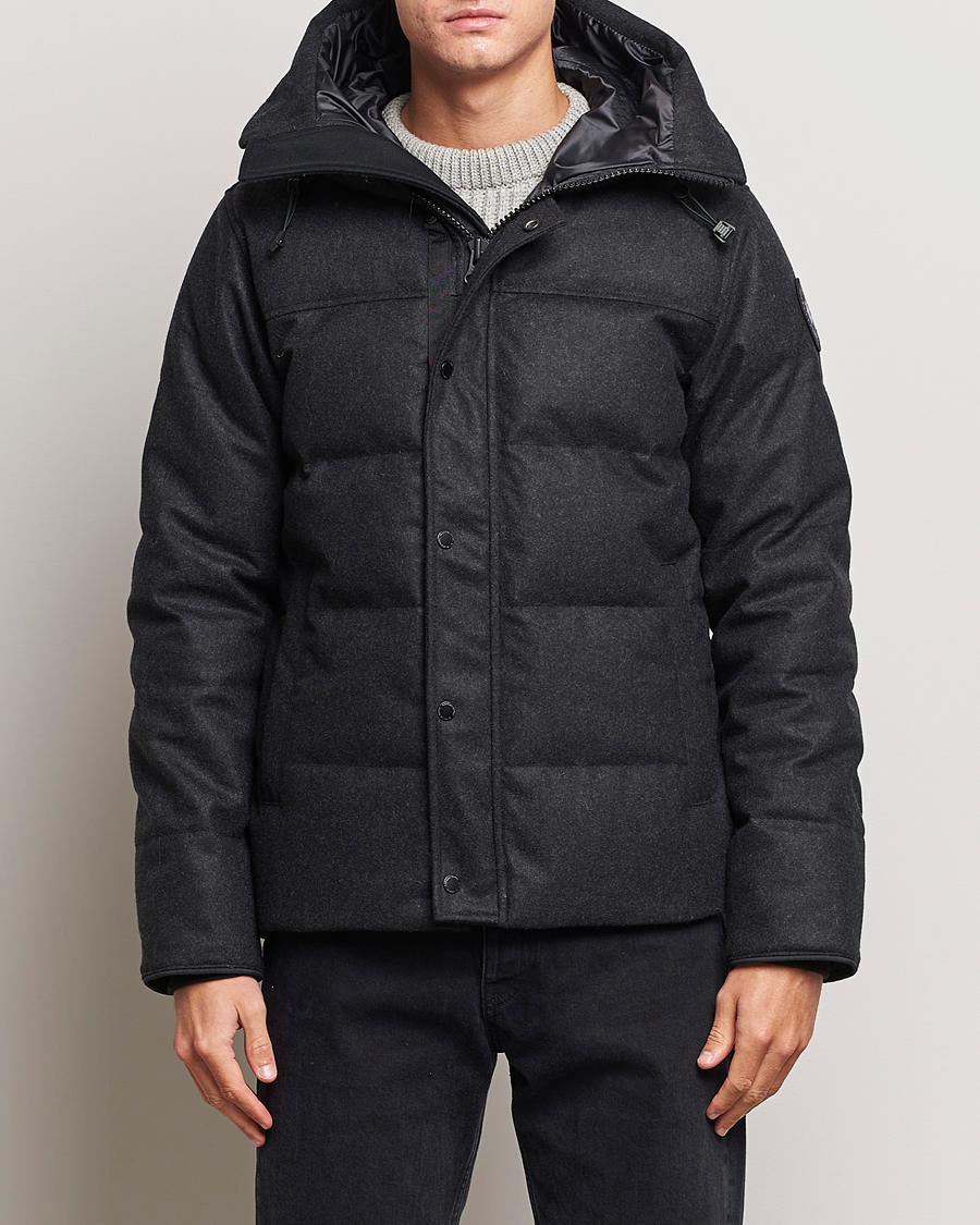 Herr |  | Canada Goose Black Label | Canada Goose Macmillan Wool Parka Carbon Melange