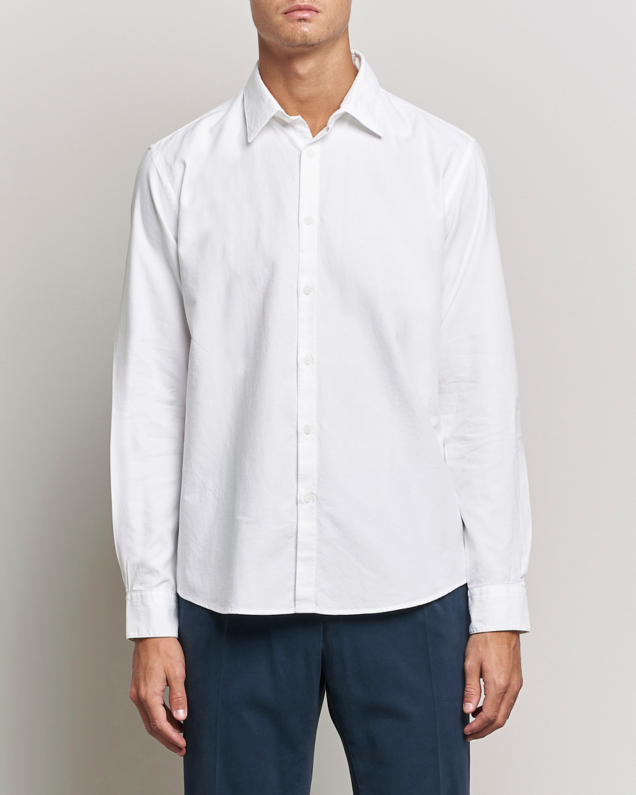 Herr | Kläder | Sunspel | Casual Oxford Shirt White